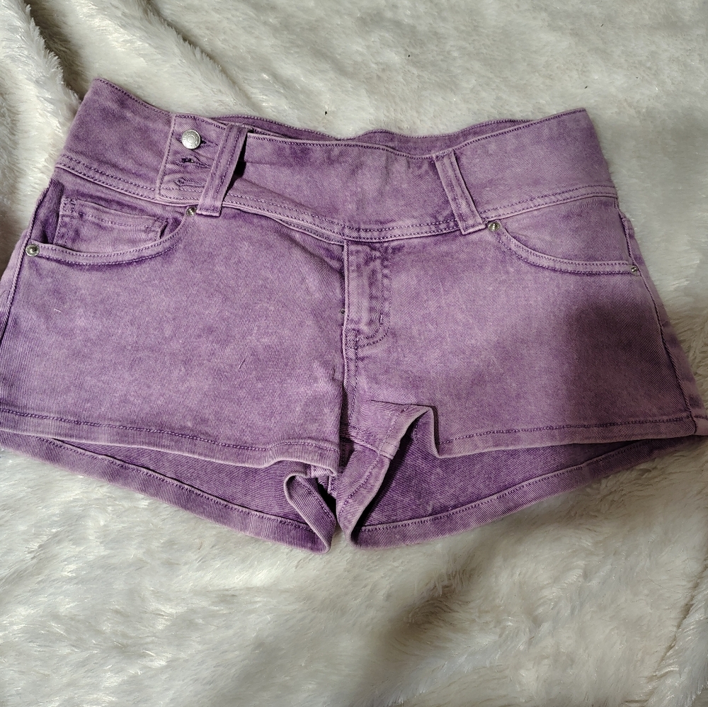 Purple Lilac Denim Shorts/ F21/NWOT/ SZ 29/ See Info